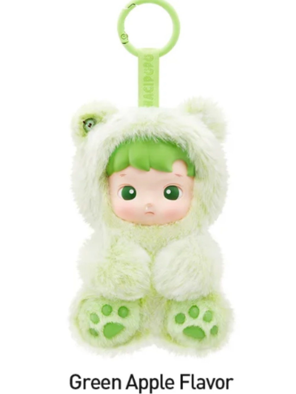 GREEN APPLE Hacipupu Gummy Bear ~ POP MART ~ Vinyl Plush Pendant ~ Sealed Box - Picture 2 of 10